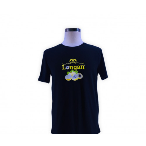 Longan FRUİT Baskılı Rahat Kalıp Pamuklı T-Shirt